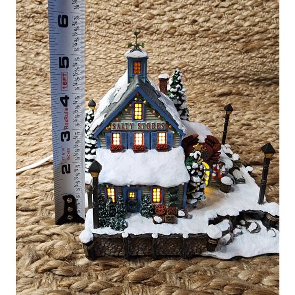 Danbury Mint Christmas Cove Salty Stores General Market Holiday Snow Village - Picture 8 of 11